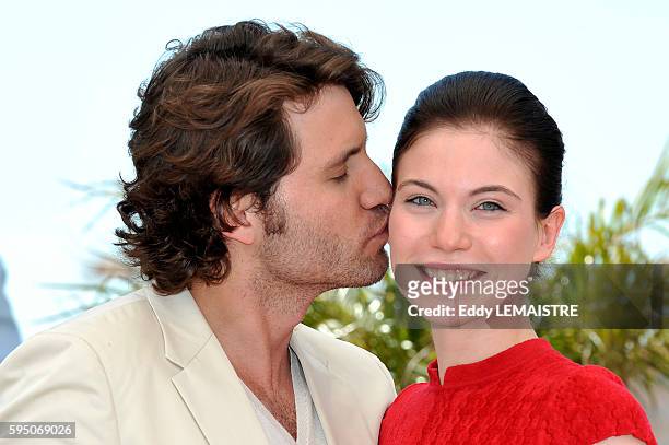 Nora Von Waldstatten and Edgar Ramirez at the photo call for ?Carlos? during the 63rd Cannes International Film Festival.