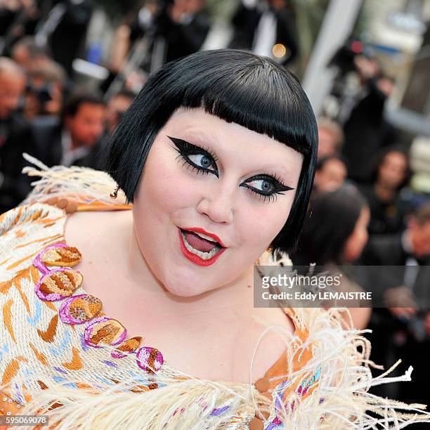 Beth Ditto of Gossip at the premiere of ?Outside the Law? during the 63rd Cannes International Film Festival.