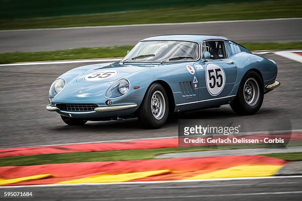 Ferrari 275 GTB/C, in action during Spa-CLassic, May 25th, 2013 at Spa-Francorchamps Circuit in Belgium.