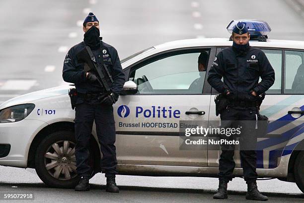 In the Maelbeek Brussels metro station, located in the area ... The attacks in the Belgian capital , in Brussels, Belgium, on March 23, 2016. Police...