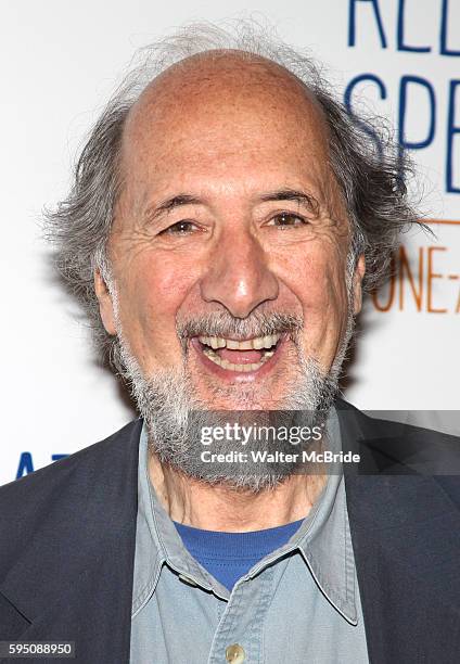 Richard Libertini attends the Meet & Greet the Cast of Broadway's 'Relatively Speaking' at Sardi's in New York City.