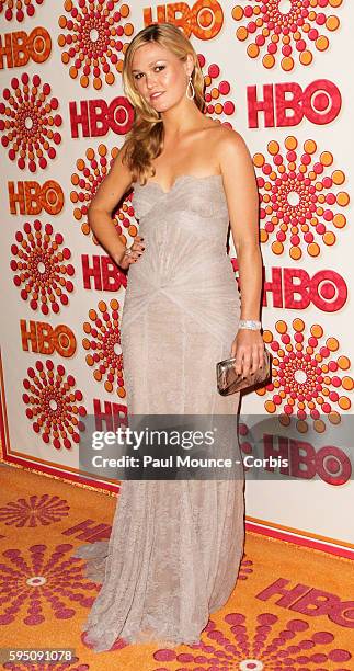 Julia Stiles arrives at the HBO After-Party held to honor the 63rd Primetime Emmy Awards.