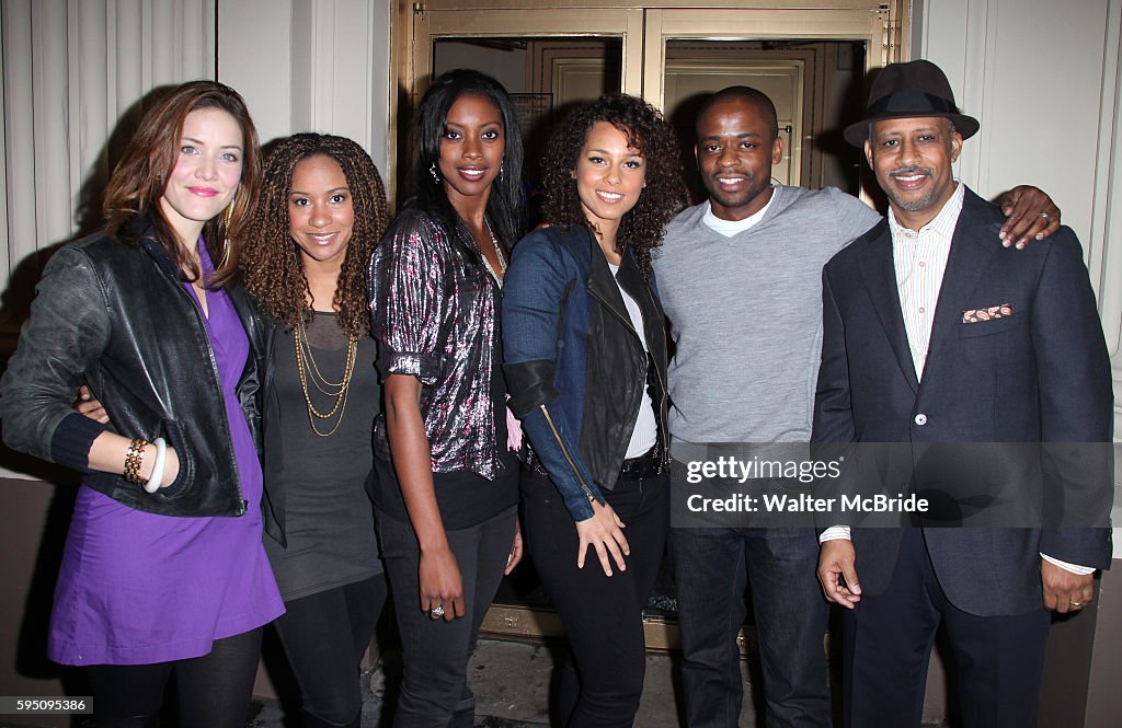 USA - Alicia Keys & 'Stick Fly' cast greet fans