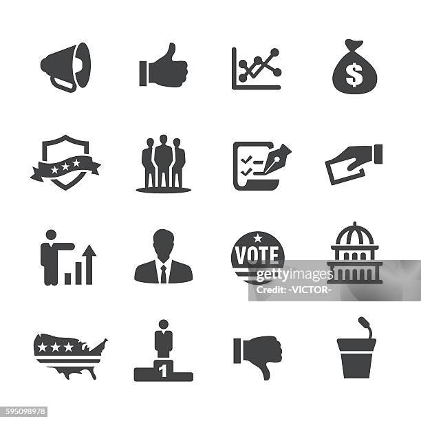 ilustraciones, imágenes clip art, dibujos animados e iconos de stock de iconos políticos - acme series - bill of rights icons