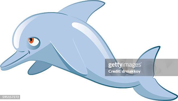 dolphin - blue springs florida stock illustrations