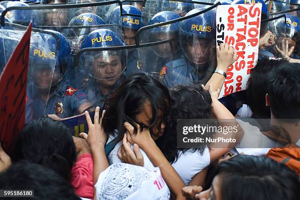 Phillipines Riot 111 League Of Filipino Students Stock Photos, High-Res Pictures, and ...