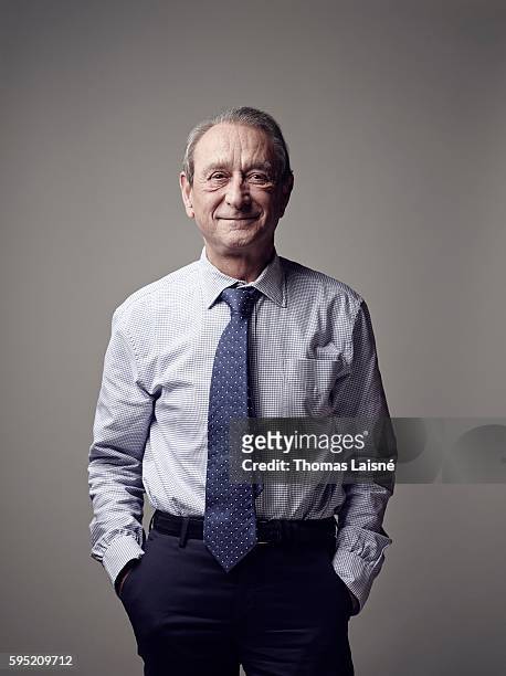 Politician Bertrand Delanoe is photographed for Self Assignment on January 7, 2014 in Paris, France.