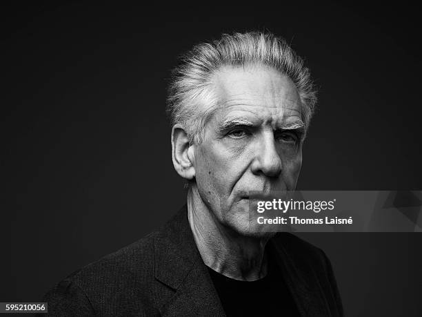 Director David Cronenberg is photographed for Self Assignment on April 22, 2014 in Paris, France.
