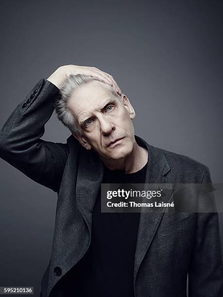 Director David Cronenberg is photographed for Self Assignment on April 22, 2014 in Paris, France.