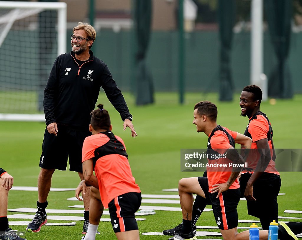 Liverpool FC Training Session