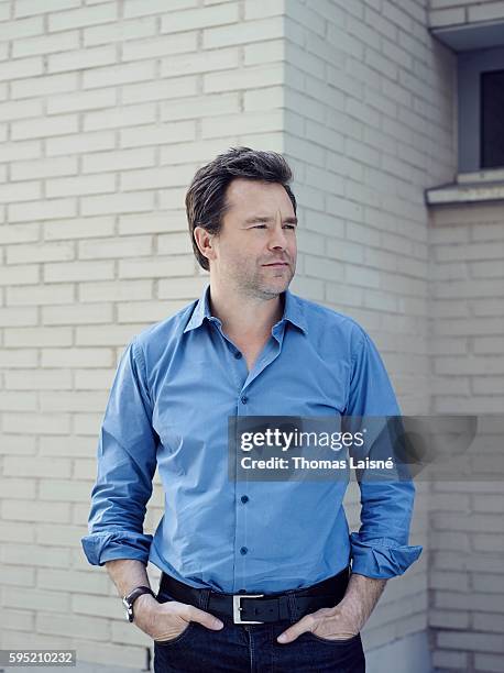 Actor Guillaume de Tonquedec is photographed for Self Assignment on June 13, 2014 in Paris, France.