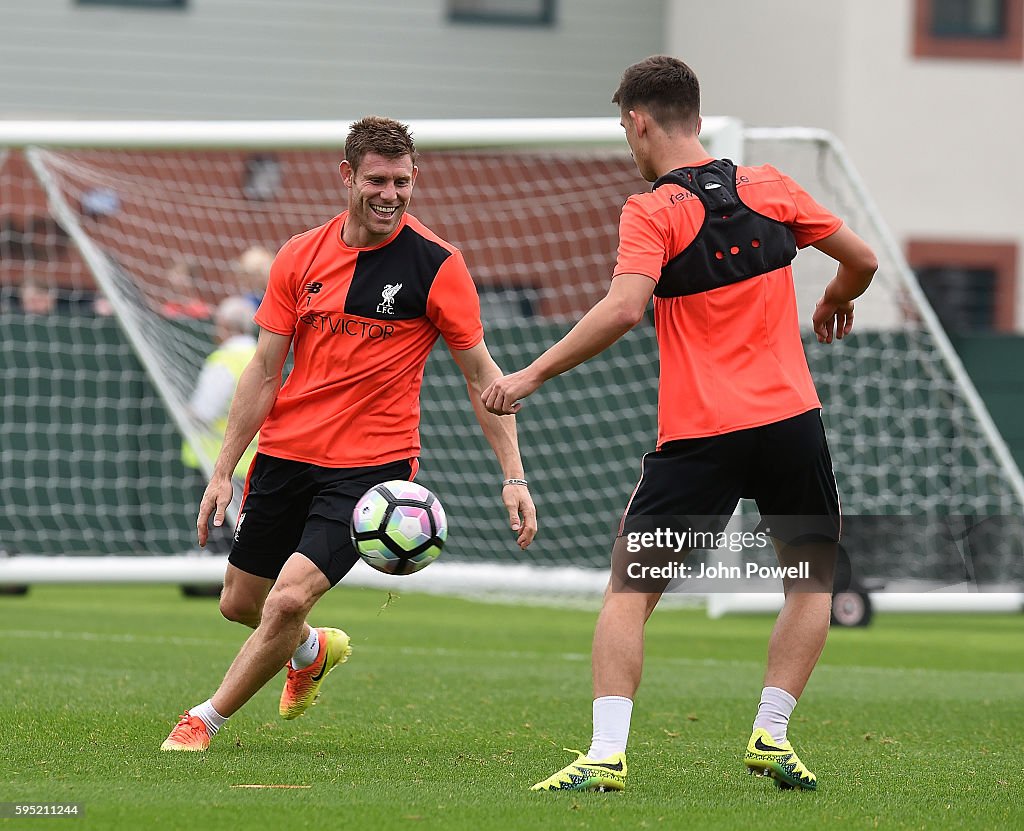 Liverpool FC Training Session