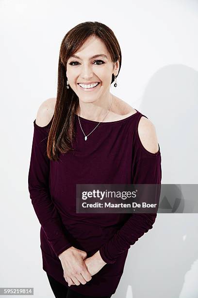 Nancy M. Pimental from Showtime's 'Shameless' poses for a portrait at the 2016 Summer TCA Getty Images Portrait Studio at the Beverly Hilton Hotel on...