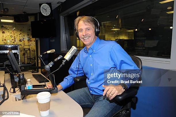 Jeff Foxworthy attends celebrities visit SiriusXM on August 25, 2016 at SiriusXM Studio on August 25, 2016 in New York City.