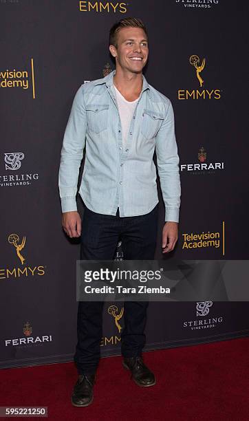 Actor Michael Rorark attends Television Academy's Daytime Television Celebration at Saban Media Center on August 24, 2016 in North Hollywood,...