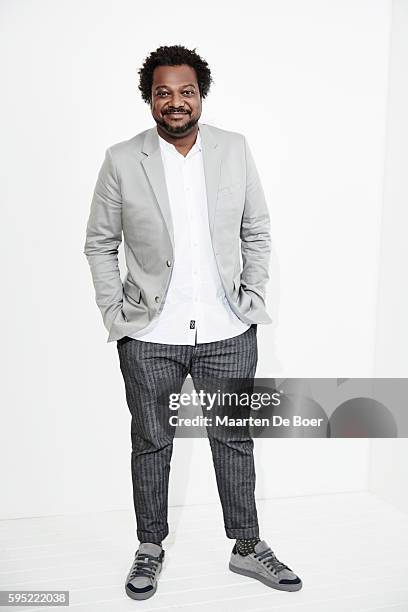 Bonin Bough from CNBC's 'Cleveland Hustles' poses for a portrait at the 2016 Summer TCA Getty Images Portrait Studio at the Beverly Hilton Hotel on...