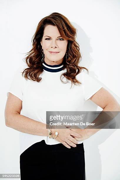 Marcia Gay Harden from CBS's 'Code Black' poses for a portrait at the 2016 Summer TCA Getty Images Portrait Studio at the Beverly Hilton Hotel on...