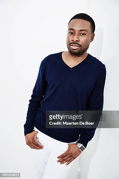 Justin Hires from CBS's 'MacGyver' poses for a portrait at the 2016 Summer TCA Getty Images Portrait Studio at the Beverly Hilton Hotel on August...