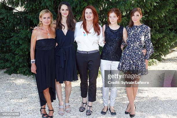 Sandrine Bonnaire, Noemie Merlant, Marie-Castille Mention-Schaar, Naomi Amarger and Clotilde Courau attend 9th Angouleme French-Speaking Film...