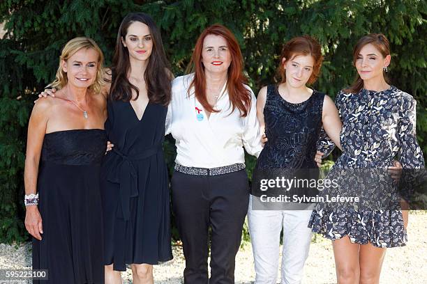 Sandrine Bonnaire, Noemie Merlant, Marie-Castille Mention-Schaar, Naomi Amarger and Clotilde Courau attend 9th Angouleme French-Speaking Film...