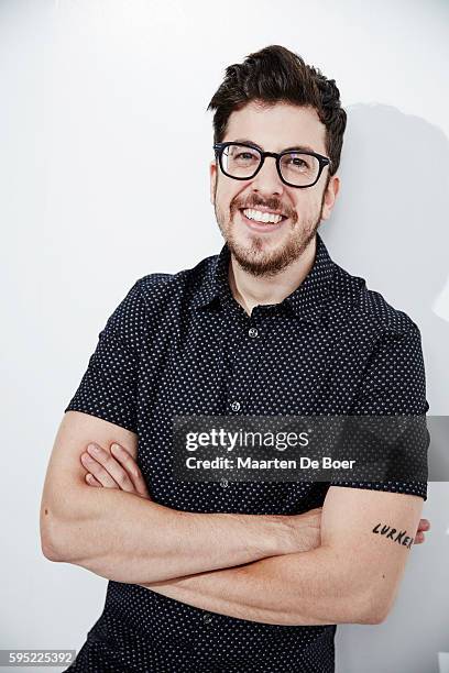 Christopher Mintz-Plasse from CBS's 'The Great Indoors' poses for a portrait at the 2016 Summer TCA Getty Images Portrait Studio at the Beverly...