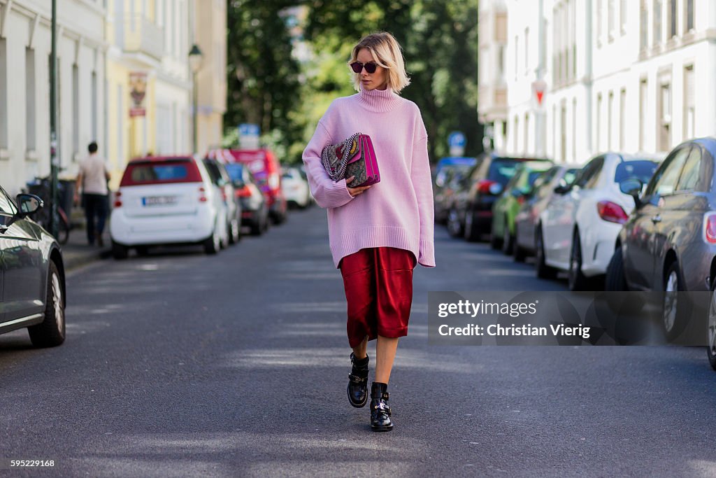 Street Style In Duesseldorf - August, 2016