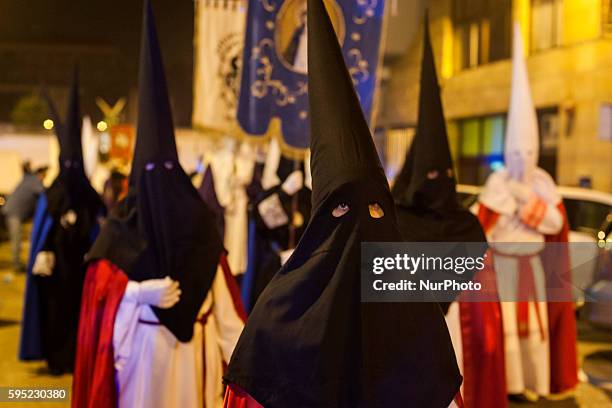 Easter Monday in Santander celebrate the night procession of prayer in the Garden of Olives SANTANDER, Spain on March 21, 2016. Santander Easter this...