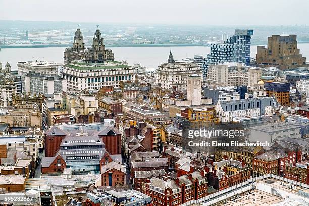 lieverpool waterfront, england, uk - liverpool england stock pictures, royalty-free photos & images