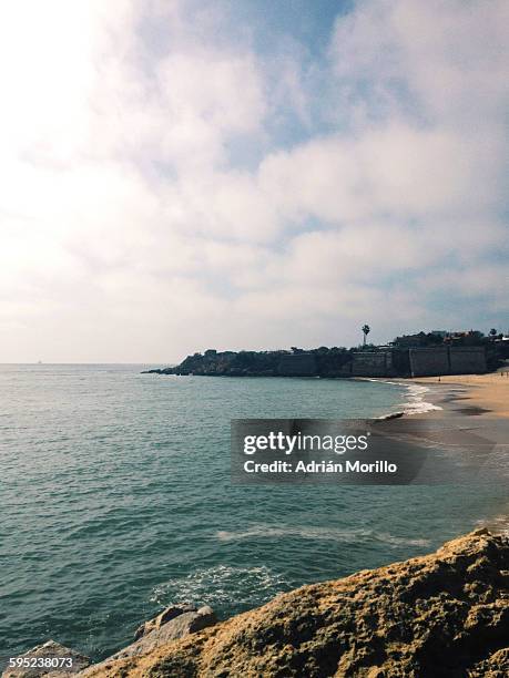 beatiful beach in el puerto de santa maría, cádiz - el-puerto-de-santa-maría photos et images de collection