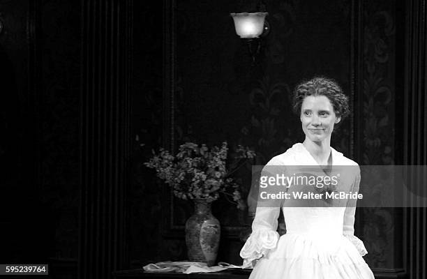 Jessica Chastain during the Broadway Opening Night Performance Curtain Call for 'The Heiress' at The Walter Kerr Theatre on in New York.