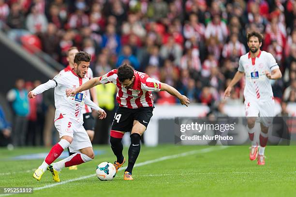 Bilbao, 27 of April at the match of the week 35 of the spanish Liga BBVA between Athletic de Bilbao and Sevilla FC Figuieras against Balenciaga , at...