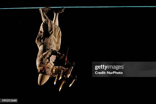 Quito, Ecuador, November 18, 2015.- The Cirque du Soleil began his tour of presentations in Quito with his work 'Corteo' which is Italian for...