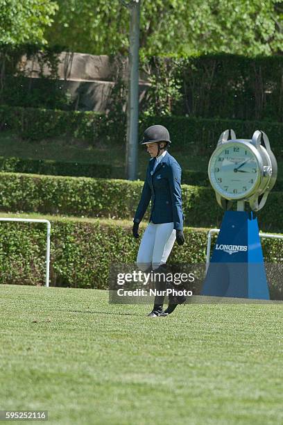 Athina Onassis De Miranda during the equestrian circuit, 104 Concurso de Saltos Hípicos Internacional 5* Madrid Longines Global Champions Tour.