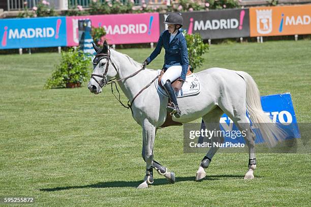 Athina Onassis De Miranda during the equestrian circuit, 104 Concurso de Saltos Hípicos Internacional 5* Madrid Longines Global Champions Tour.