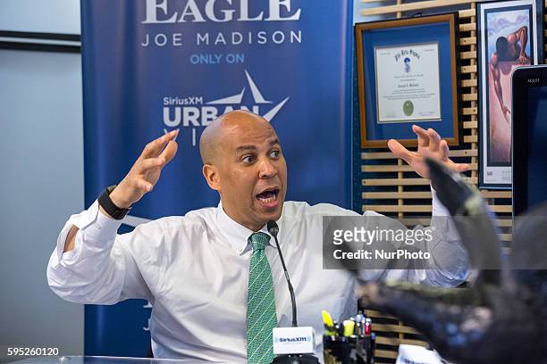 On Friday, March 11, in Washington DC, United States Senator Cory Booker was a guest on the Joe Madison show on XM Satellite radio.