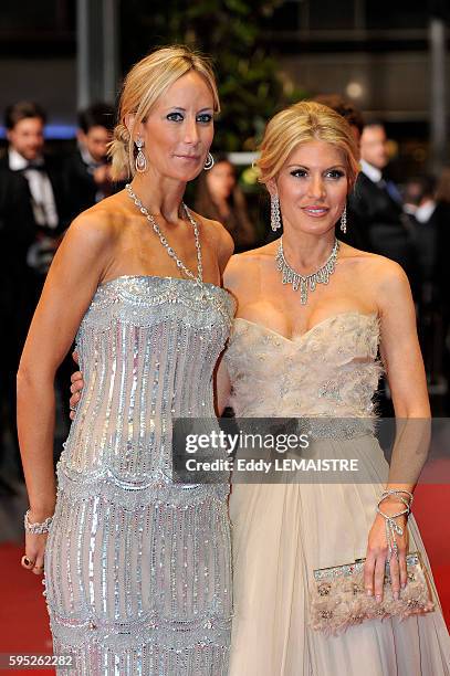 Hofit Golan and Lady Victoria Hervey at the premiere of ?Outrage? during the 63rd Cannes International Film Festival.