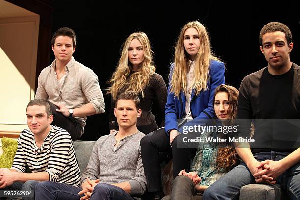 Evan Jonigkeit, David Hull, Aleque Reid, Matt Lauria, Zosia Mamet, Lauren Culpepper & Kobi Libii attending the on stage meet & greet for the company...