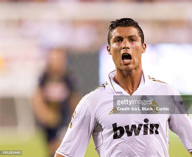 Real Madrid player Cristiano Ronaldo during to the Friendly Match against Philadelphia Union as part of the Herbalife World Football Challenge. Real...