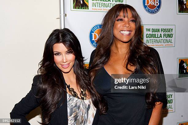 Kim Kardashian and Wendy Williams attend the "2010 Celebrity Skee Ball Tournament" to benefit the Dian Fossey Gorilla Fund International at Dave and...