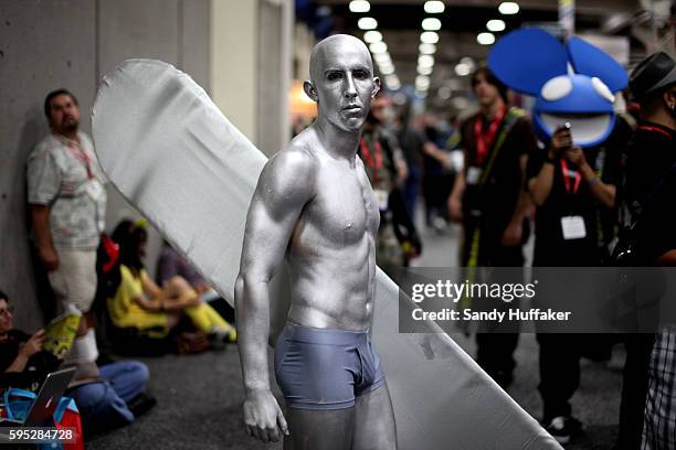 Michael Park dressed as the Silver Surfer on Thursday, July 21, 2011 at Comic-Con in San Diego, CA. Comic-Con is the largest comic festival in the...