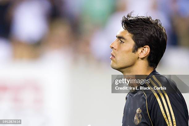 Real Madrid player Kaka prior to the Friendly Match against Philadelphia Union as part of the Herbalife World Football Challenge. Real Madrid won the...