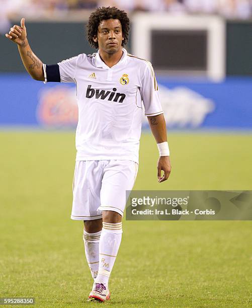 Real Madrid player Marcelo during to the Friendly Match against Philadelphia Union as part of the Herbalife World Football Challenge. Real Madrid won...