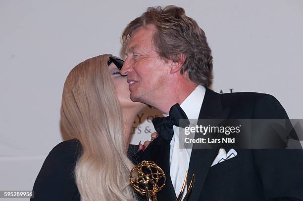 Lady Gaga and Nigel Lythgoe attend "The 39th Annual International Emmy Awards 2011" in the Mercury Ballroom at the New York Hilton in New York City....