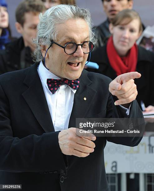 George Miller attends the premiere of "Happy Feet Two" at Empire, Leicester Square.