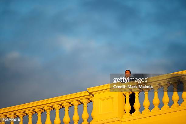 Late afternoon light illuminates the Capitol Building following President Barack Obama's 57th Inauguration in Washington D.C., on January 20. 2013.