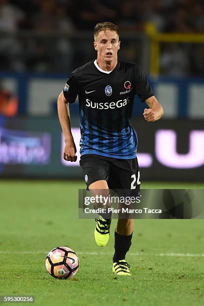 Andrea Conti of Atalanta BC in action during the Serie A match between Atalanta BC and SS Lazio at Stadio Atleti Azzurri d'Italia on August 21, 2016...