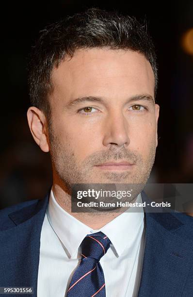 Ben Affleck attends the premiere of Argo at The BFI London Film Festival at Odeon West End.