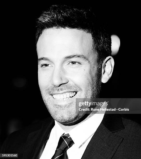 Ben Affleck attends the premiere of Argo at The BFI London Film Festival at Odeon West End.