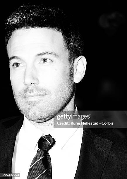 Ben Affleck attends the premiere of Argo at The BFI London Film Festival at Odeon West End.