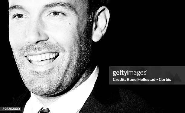 Ben Affleck attends the premiere of Argo at The BFI London Film Festival at Odeon West End.